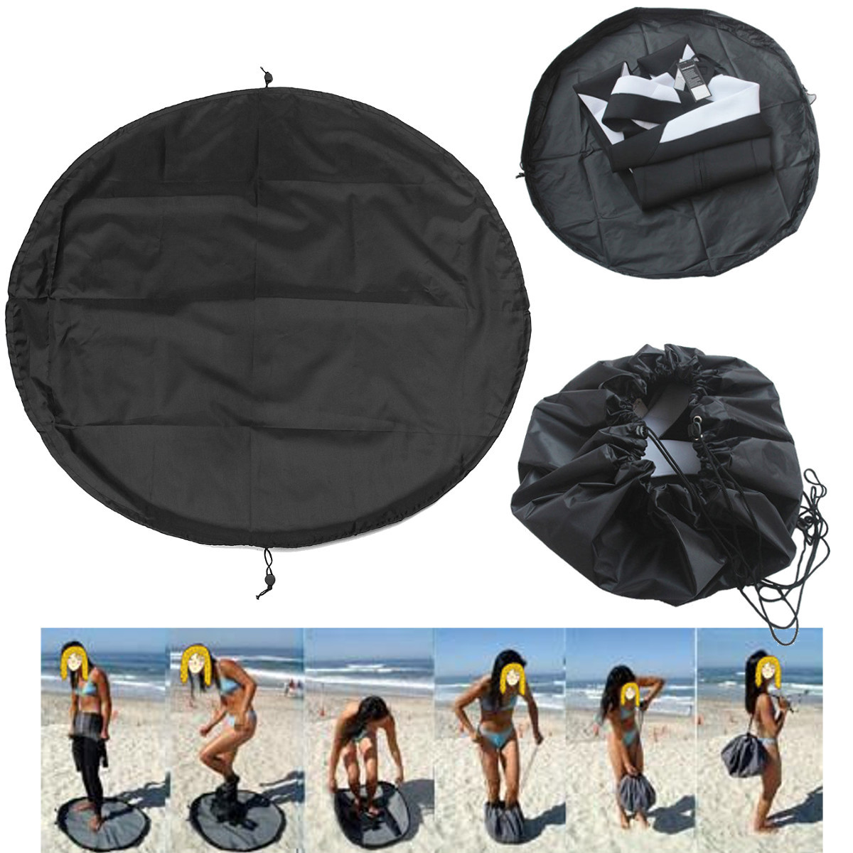 

IPRee® Nylon 90cm Surfing Wetsuit Diving Suit Change Bag Mat Waterproof Bag Carry Pack Pouch
