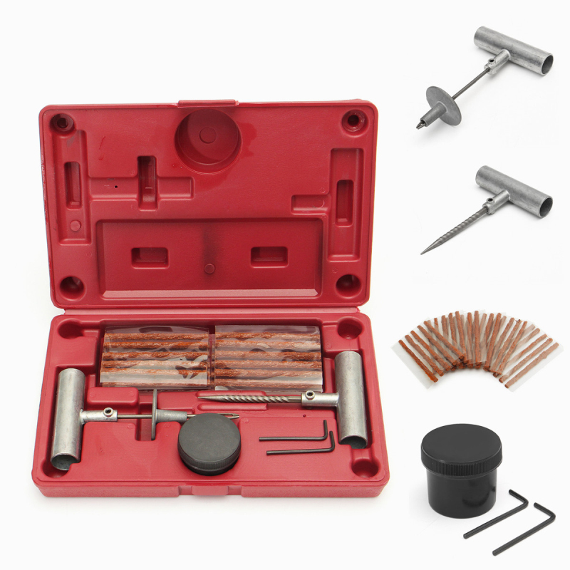

35PCS Tyre Repair Tool Kit to Fix Punctures and Plug Flats Puncture Emergency Fixing Tool