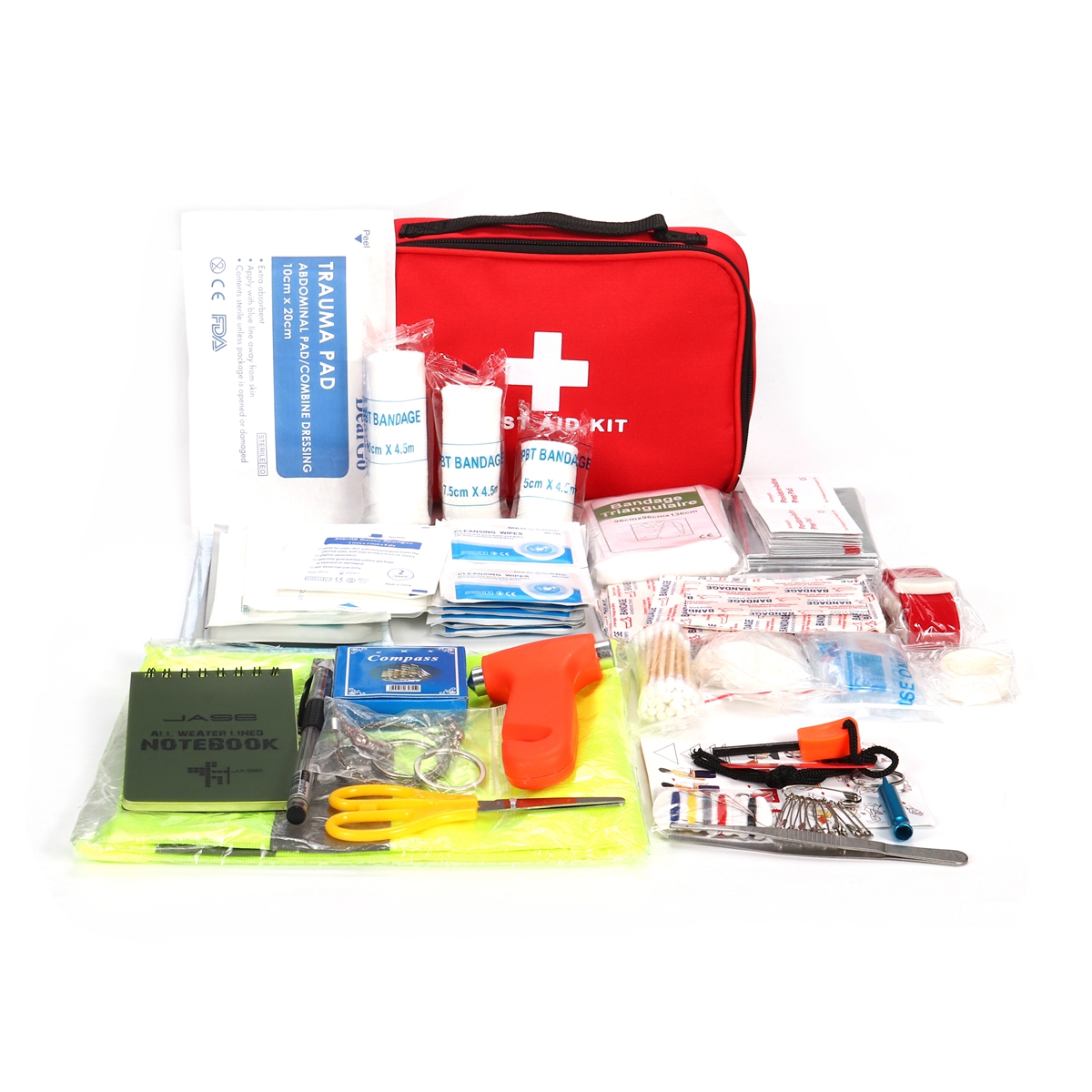 

192PCS 40Types First Aid Kit Outdoor Survival Hiking Climbing Camping Rescue Kits