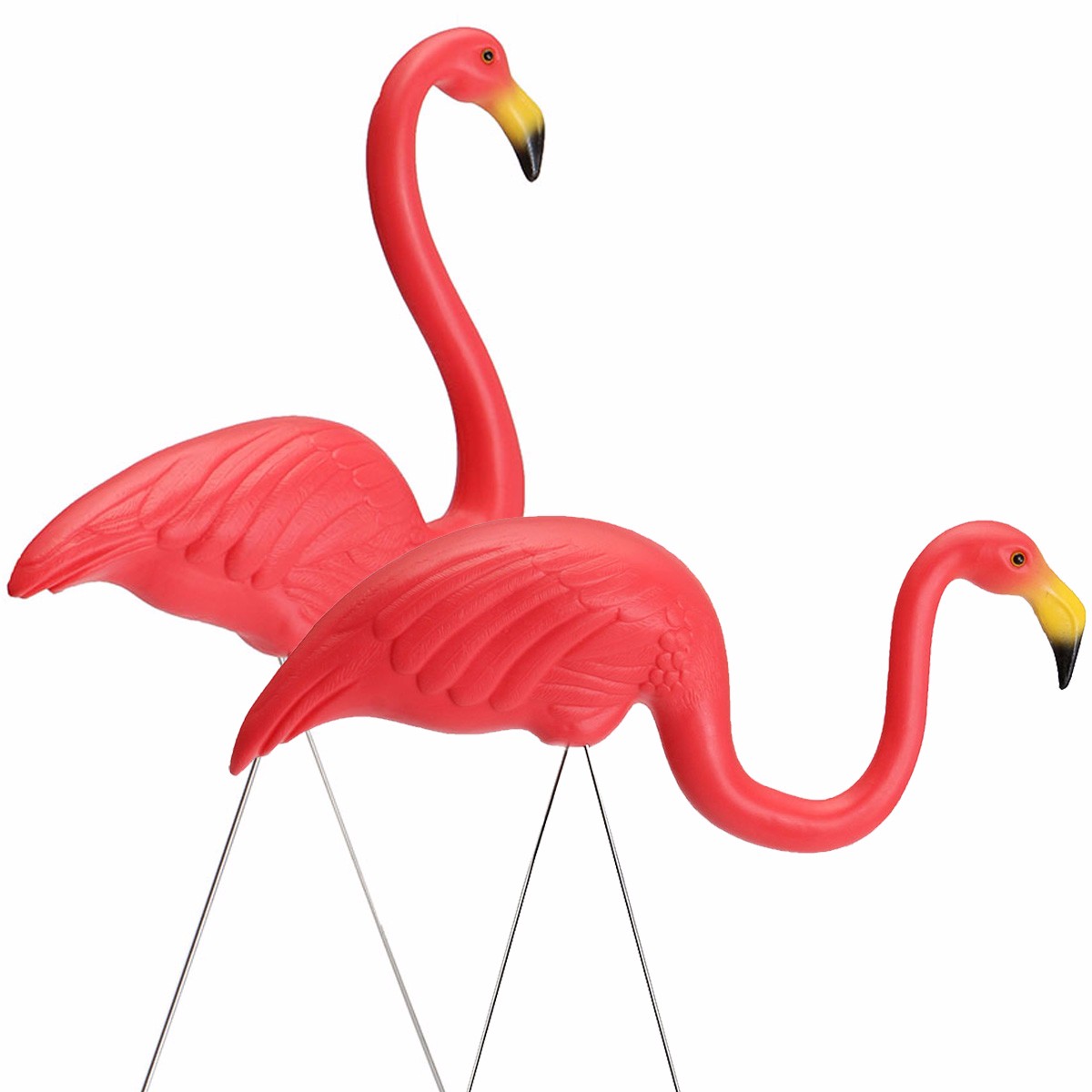 

Пластиковая статуэтка из красного фламинго Сад Украшения для вечеринок с орнаментом из пастбища