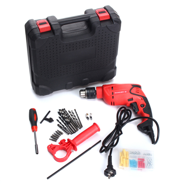 

710W 220V Electric Hammer Eletric Drill 3400 RPM Power Drill Durable Tool Set