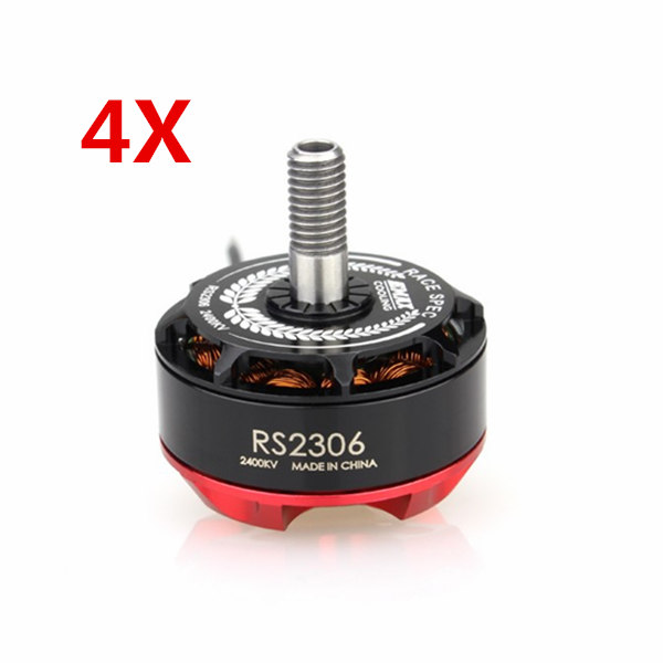 

4X Emax RS2306 Black Edition 2400KV 3-4S Racing Brushless Motor For RC Drone FPV Racing Multi Rotor