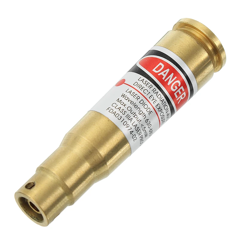 CAL 7.62x39 Laser Bore Sighter Red Dot Sight Brass Cartridge Bore Sighter Caliber