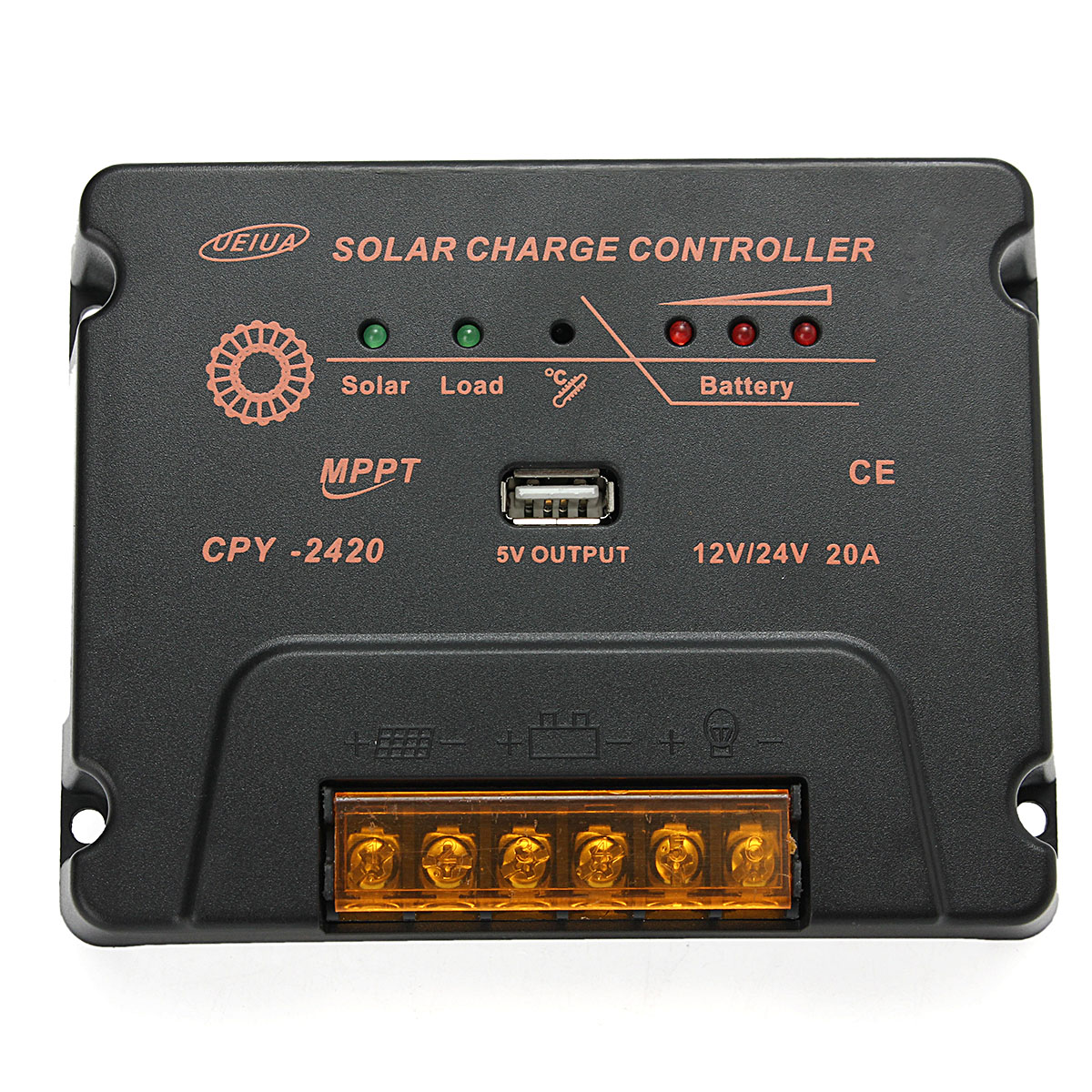 

USB MPPT солнечные панели контроллера заряда батареи 20A КПЮ-2420 12v / 24v