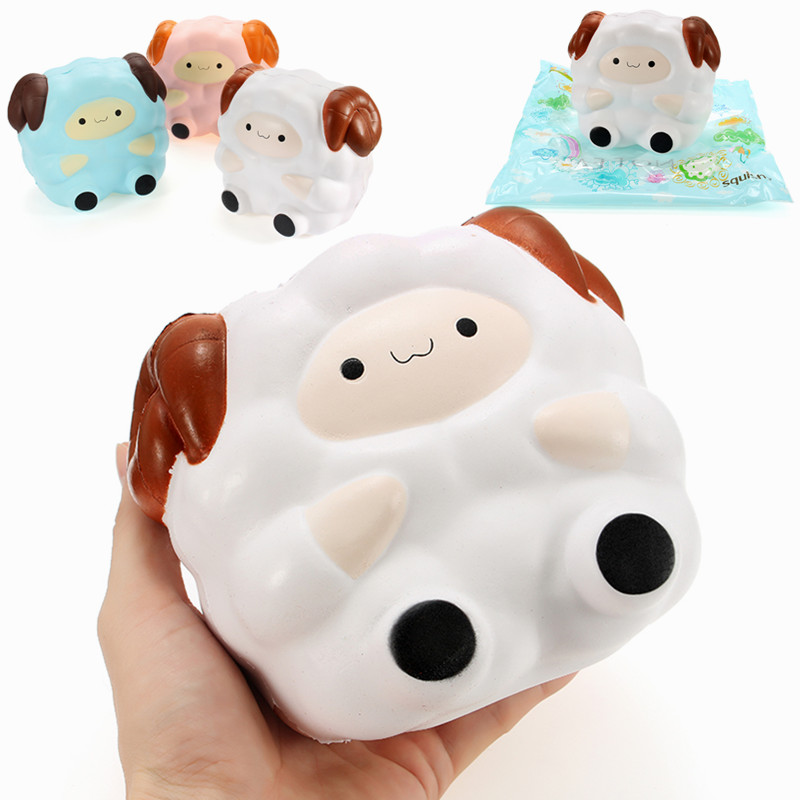 

Squishy Jumbo Sheep 13cm Slow Rising With Packaging Collection Gift Decor Soft Squeeze Toy