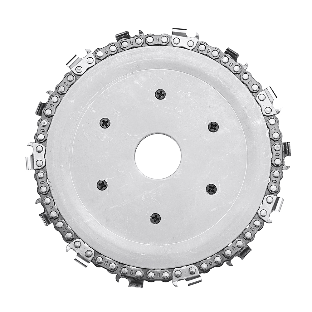 

Drillpro Upgrade 5 Inch Grinder Chain Disc 22mm Arbor 14 Teeth Wood Carving Disc For 125mm Angle Grinder