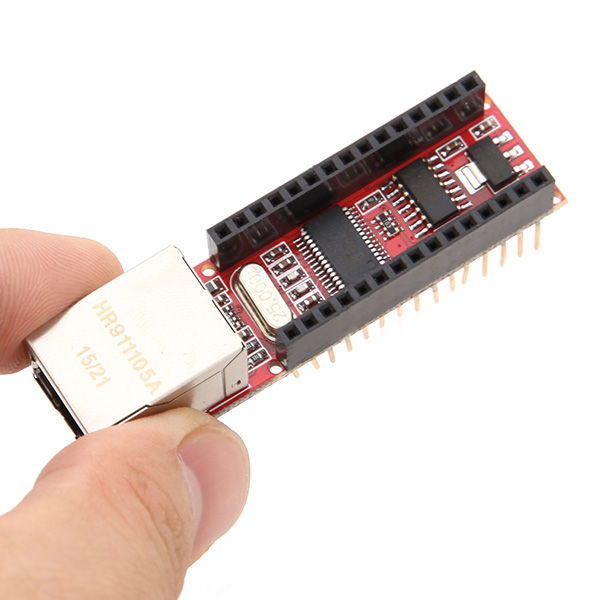 

Сетевой модуль Ethernet Shield ENC28J60 V1.0 Для Nano Geekcreit для Arduino - продукты, которые работают с официальными