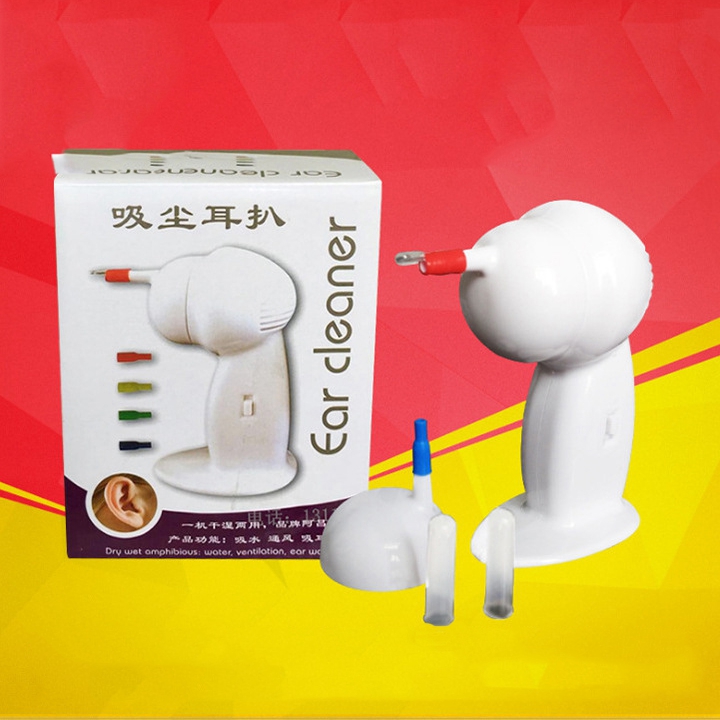

Portable Size Electric Ear Vacuum Cleaner Ear Wax Vac Removal Safety Body Health Care with Soft & Safety Head Ear Care T