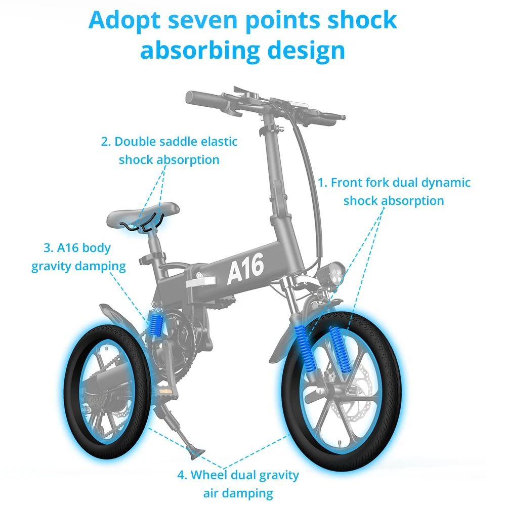 ADO A16 - Kicsi, könnyű olcsó, de erős városi kerékpár 4