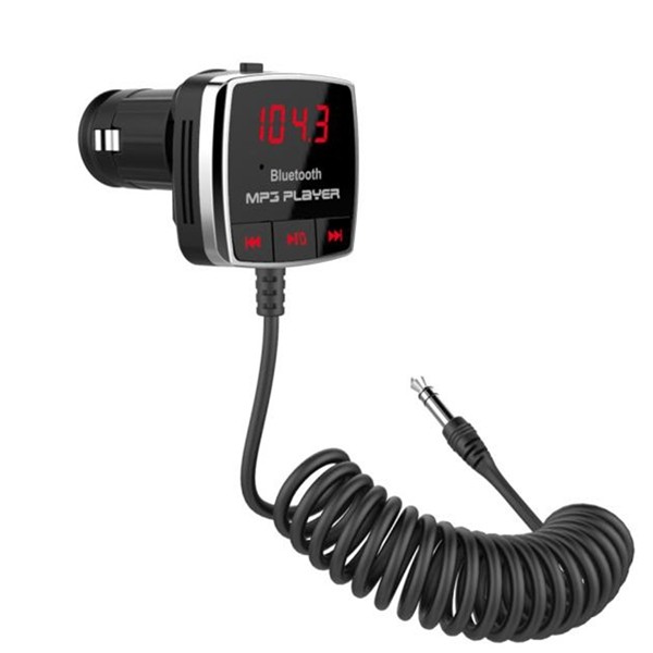 3.5MM Wireless Bluetooth FM Transmitter A2DP Audio Stereo Car AUX Kit MP3 Player