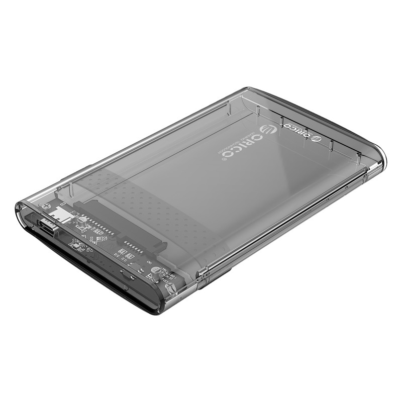 Find ORICO Type C 2 5 Inch Transparent Hard Drive Enclosure USB3 1 to SATA3 0 External SSD HDD Case Tool Free 2139C3 G2 CR for Sale on Gipsybee.com with cryptocurrencies