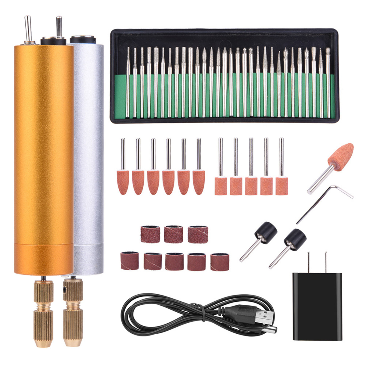 

AC 110-240V USB Rechargable Mini Electric Rotary Drill Grinder Polisher Engraving Pen Polishing Machine Tool