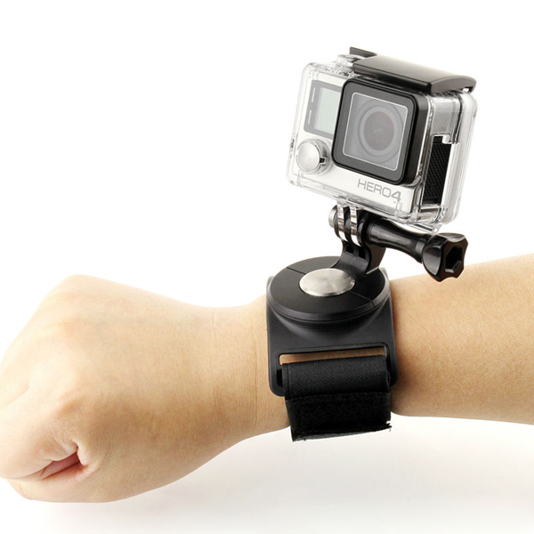 

SHOOT 3 в 1 Поворотная перчатка на 360 градусов с ремешком на запястье для Gopro SJCAM Yi Sports камера