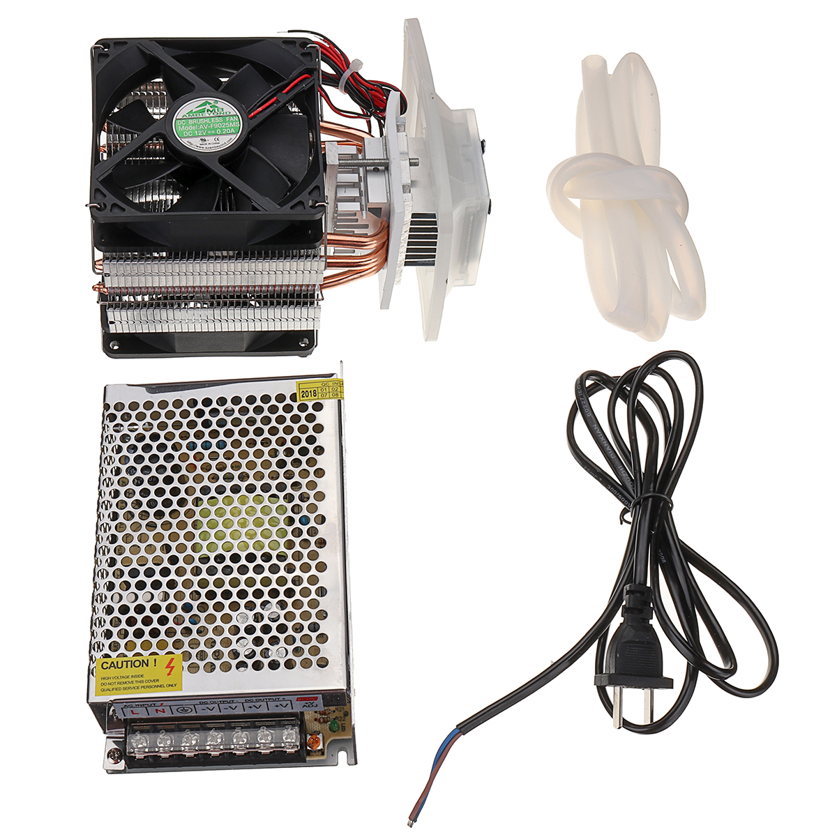 

DIY CPU Cooling Fan Master Thermoelectric Peltier Refrigeration Cooling System Kit With Supply