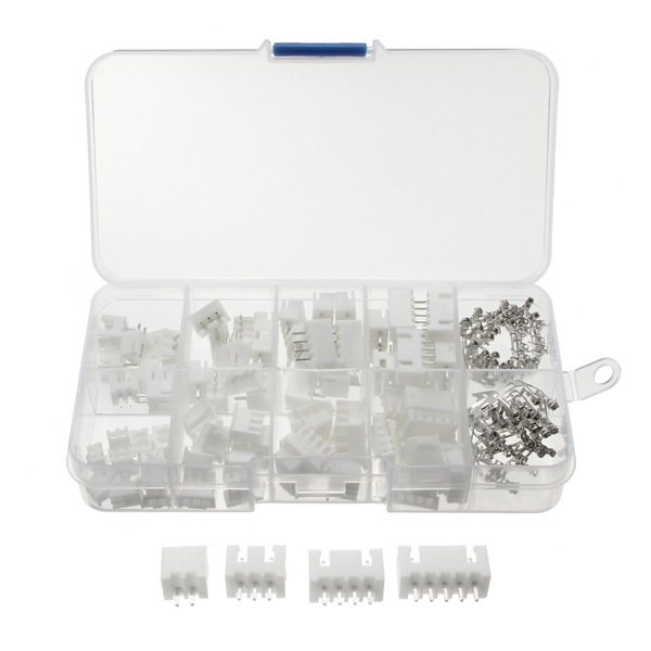 

40pcs 2p 3p 4p 5p 2.54mm Pitch Terminal / Housing / Pin Header Connector Wire Connectors Adaptor XH Kit With Box
