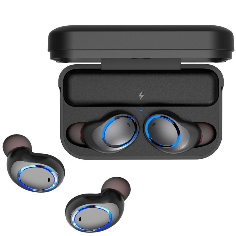 

[True Wireless] AWEI T3 Dual bluetooth Earphone Stereo IPX4 Waterproof Headphone with Charging Box