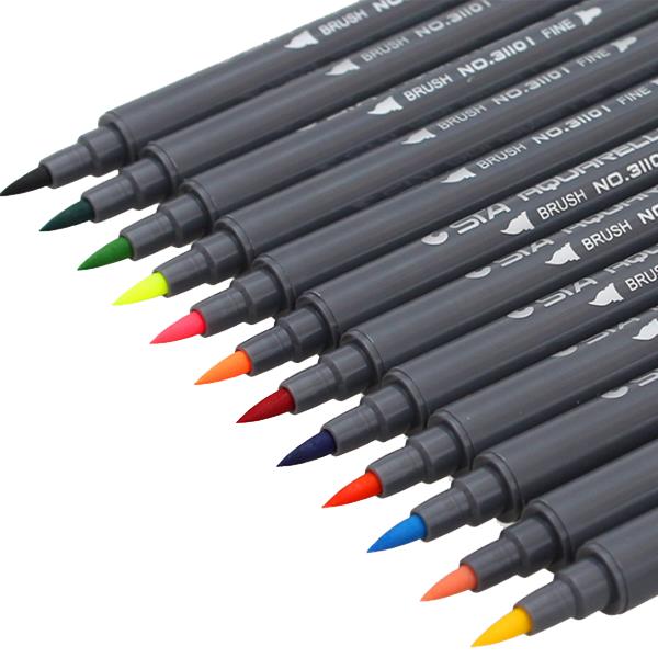 

STA 3110 Water-based Marker Soft Head Double-headed Watercolor Paint Pen Ink Pen Color Hand-painted Brush