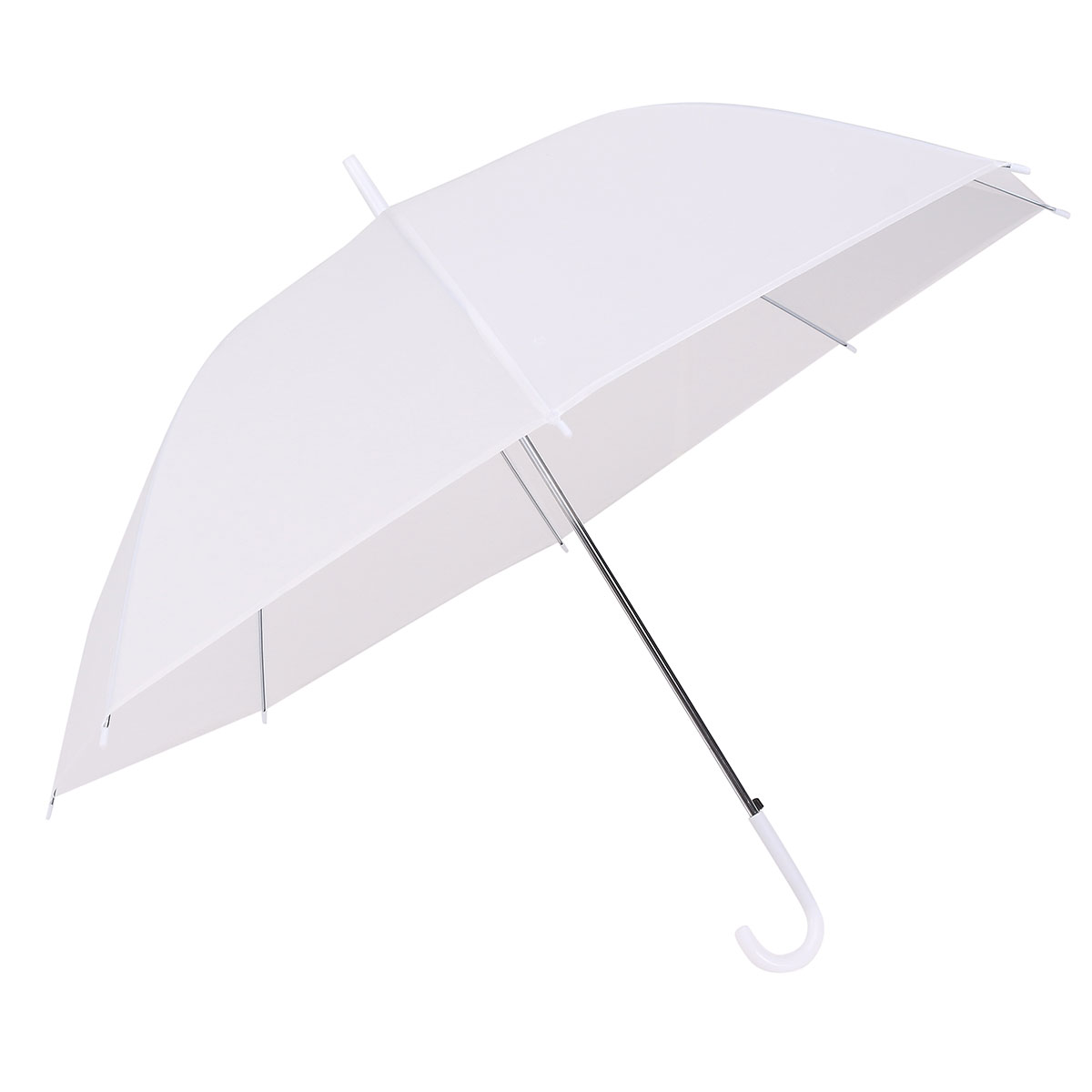 

Dome Белый прозрачный зонтик Большой прозрачный скраб Паразол Sun Rain для дам Свадебное