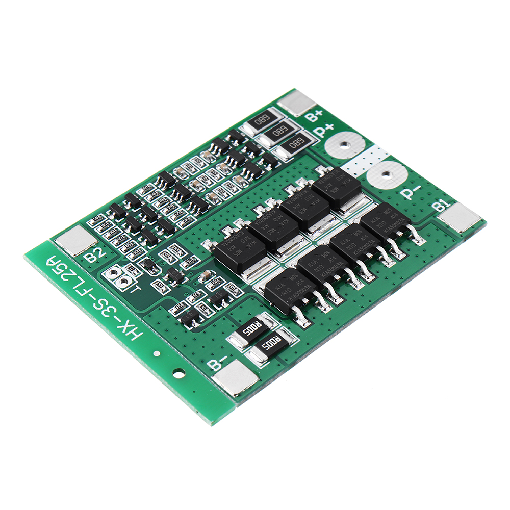 

3S 12V 25A 18650 Lithium Battery Protection Board 11.1V 12.6V High Current With Balanced Circuit Over Charge Over Discharge Over Current And Short Circuit Protection Function