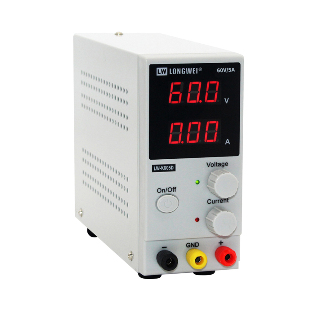 

LONG WEI LW-K605D 110V/220V 60V/5A Adjustable DC Power Supply Voltage Regulator Switching Power Supply