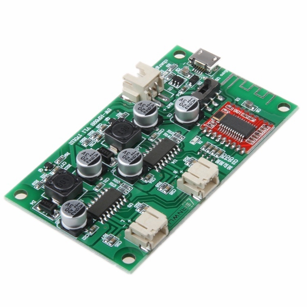 

SANWU® HF69B 6W+6W Dual Channel Stereo bluetooth Speaker Amplifier Board Power By DC 5V Or 3.7V Lithium Battery With Power Charging Management