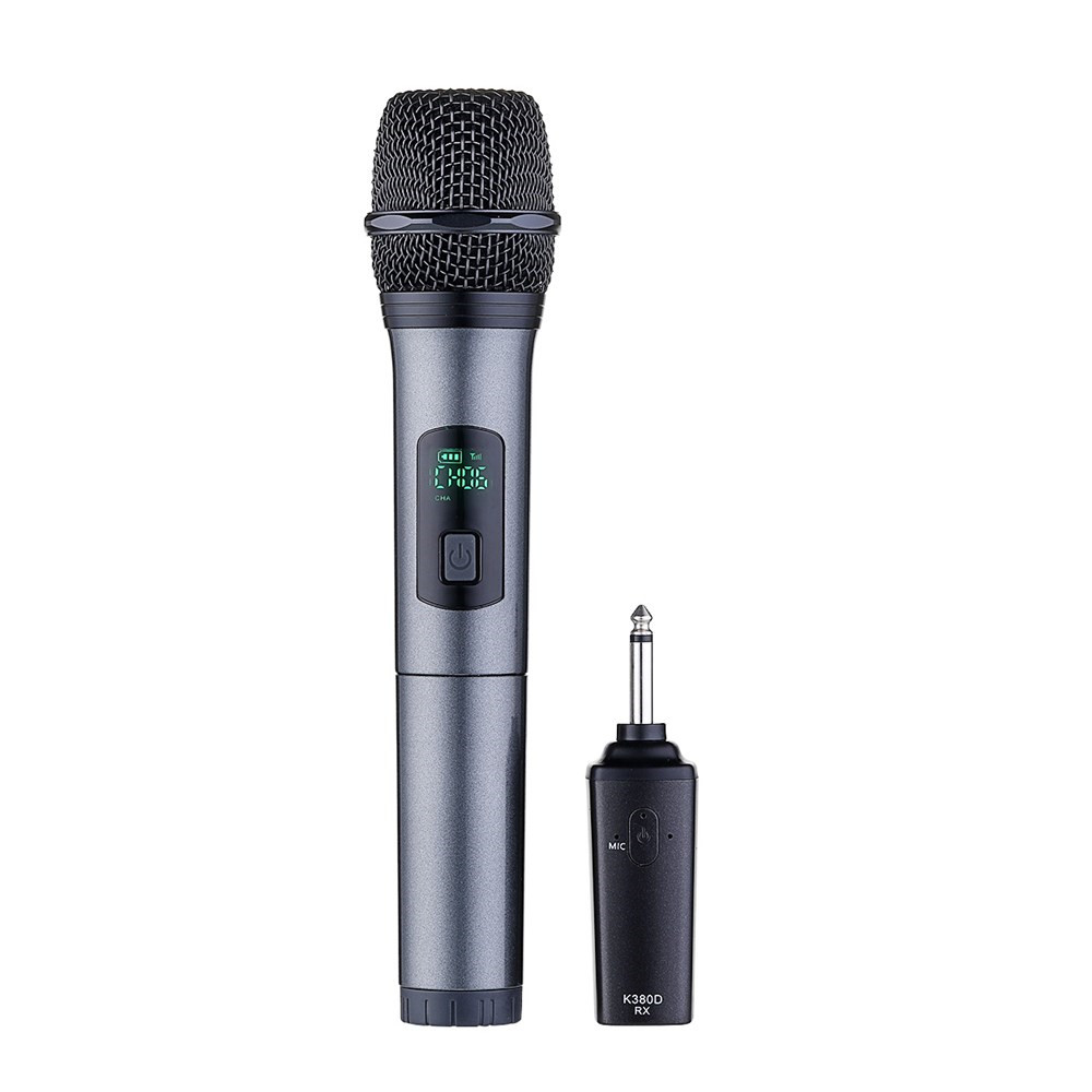 

K380D 6,5 мм 10-канальная УВЧ цифровая беспроводная система Микрофон с One Микрофон