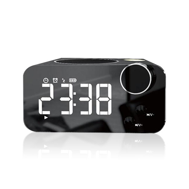 

Мускусный DY39 Smart Mirror LED Дисплей Сигнализация Часы Беспроводная Bluetooth Ночная подсветка динамика с функцией FM Радио