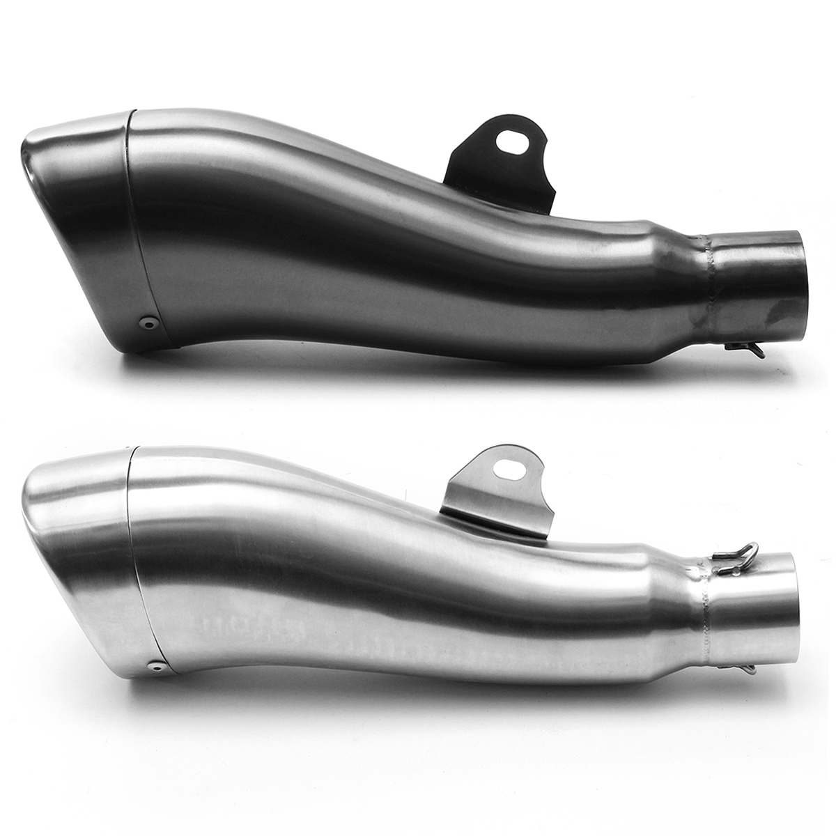

36 мм-51 мм Форма для дельфинов мотоцикл Труба глушителя выхлопных газов с глушителем из нержавеющей стали