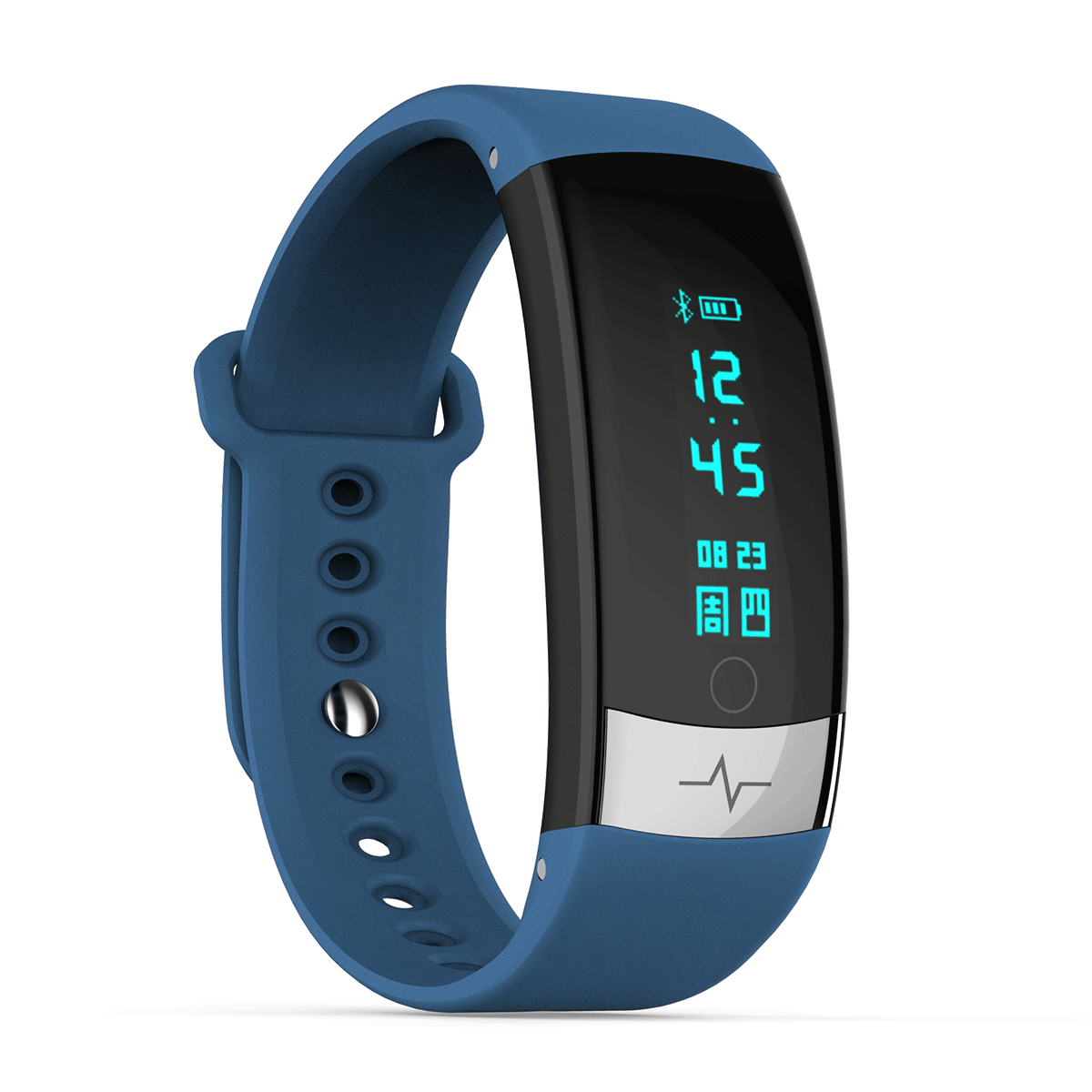 

Bakeey QS03 Heart Rate Monitor Breathing Training Message Remind IP67 Alarm Clock Smart Watch