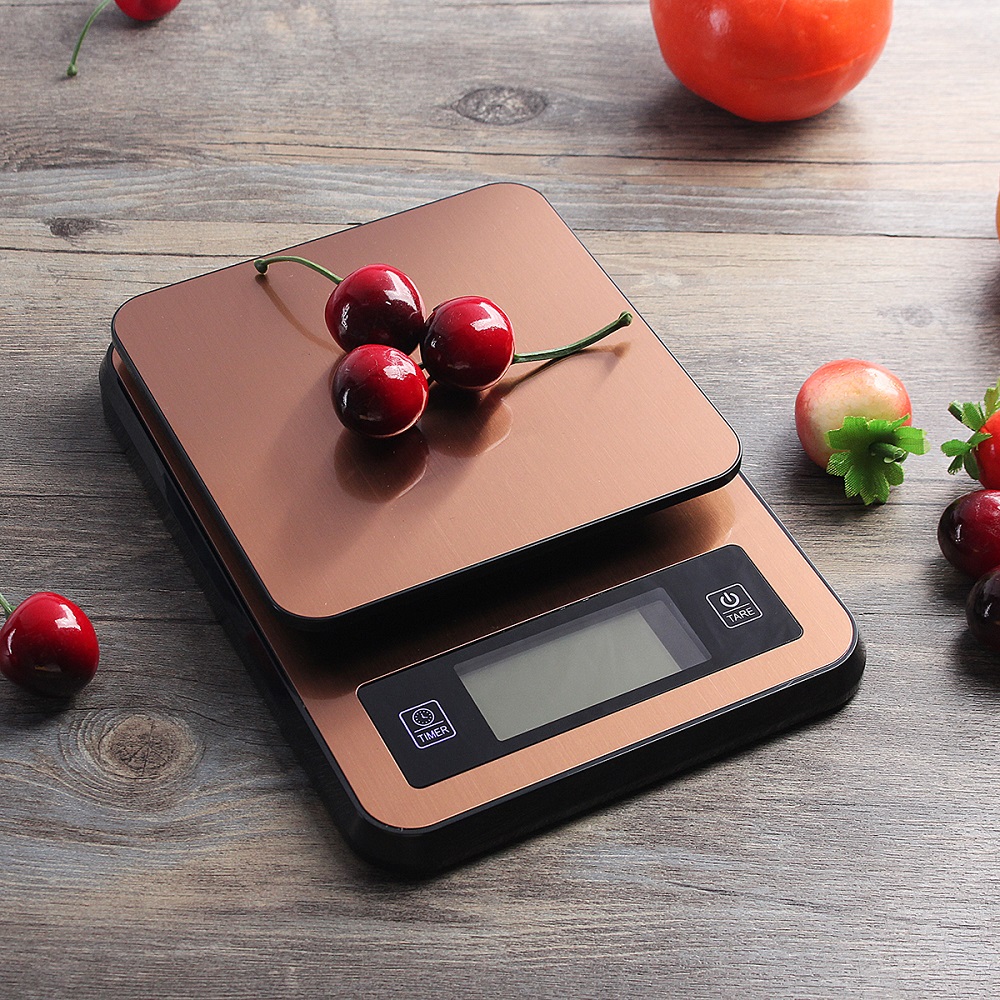 

2kg/0.1g LCD Display Digital Stainless Steel Electronic Kitchen Scale w/ USB Power NEW High Precision