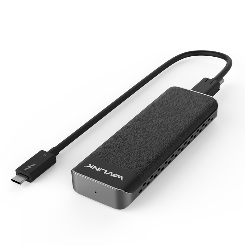 Find Wavlink UTE02 Thunderbolt 3 M Key NVME External SSD Hard Drive Enclosure Aluminum Alloy 2200MB/s Plug and Play for Sale on Gipsybee.com with cryptocurrencies