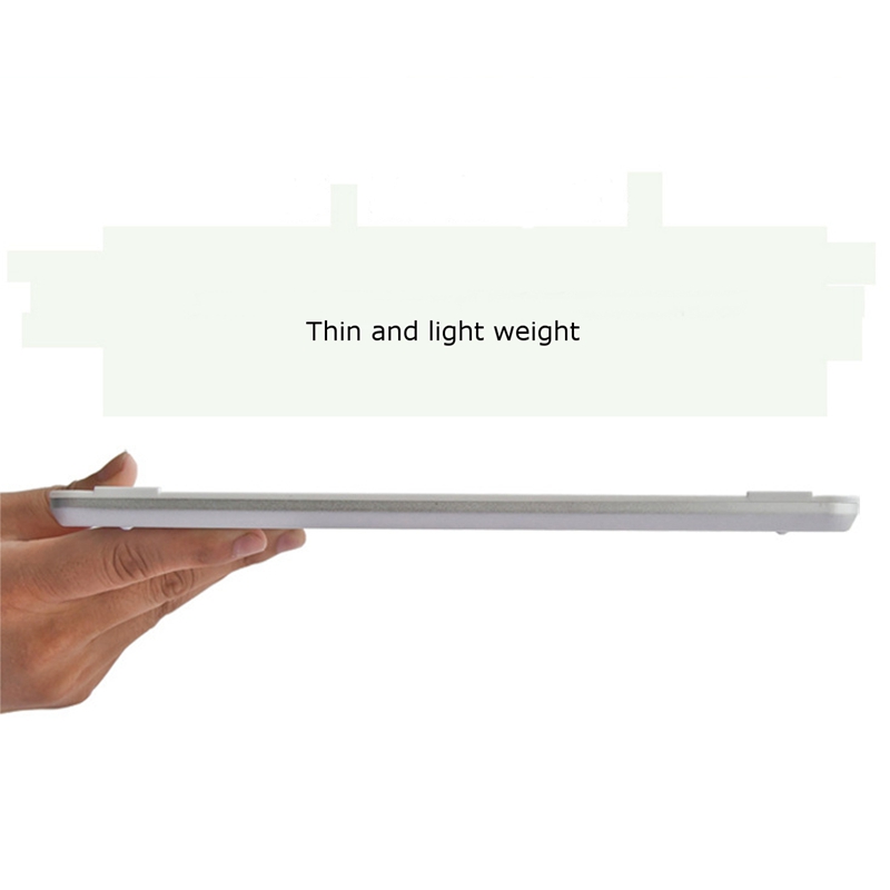 Ultra Thin Aluminum Alloy bluetooth 3.0 Stand Keyboard For iPad 2 3 4 9