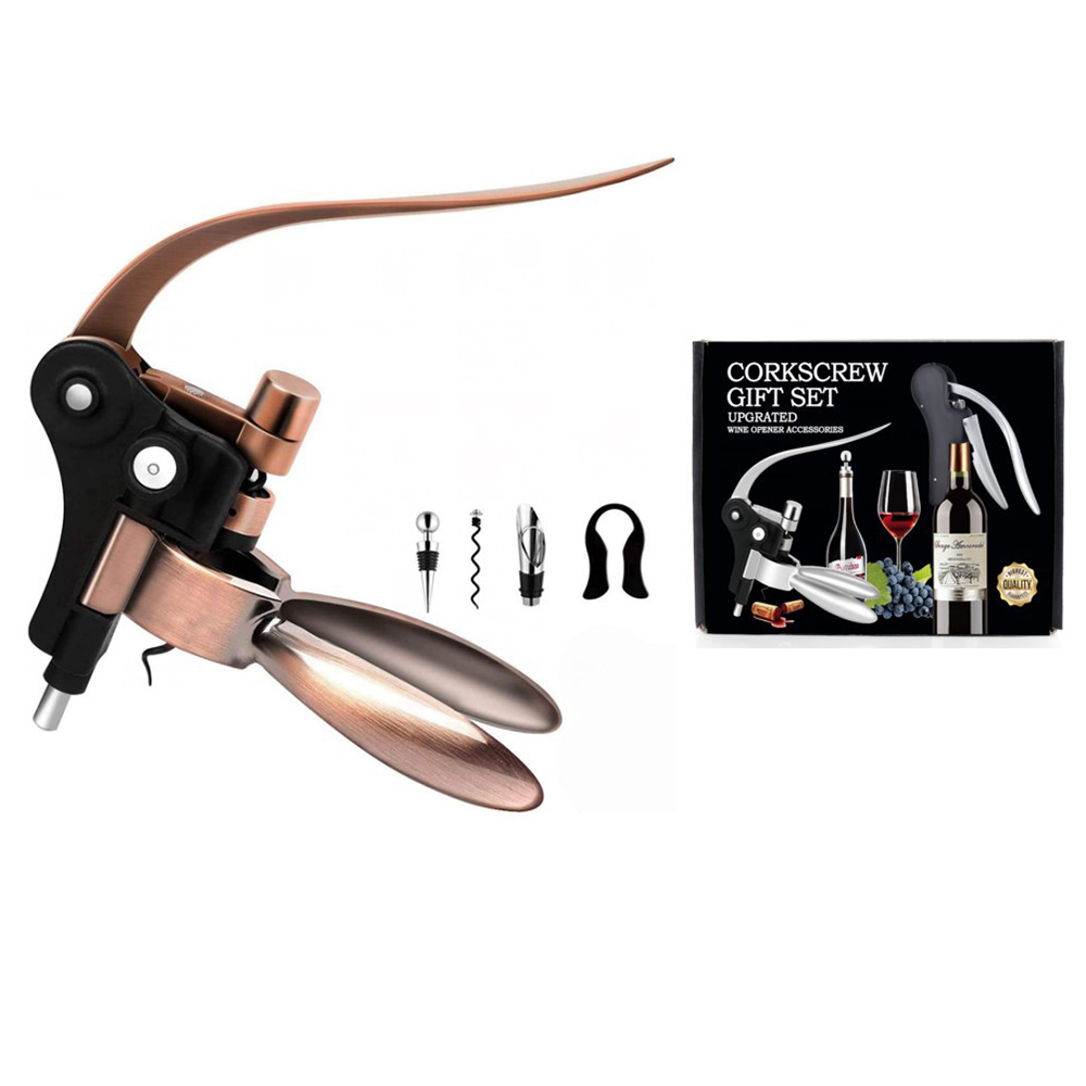 Find Vino Bottle Opener Rabbit Corkscrew Set 2020 Upgraded Demenades Vino Opener Kit With Foil Cutter Vino Stopper And Extra Spiral Professional Grade for Sale on Gipsybee.com with cryptocurrencies