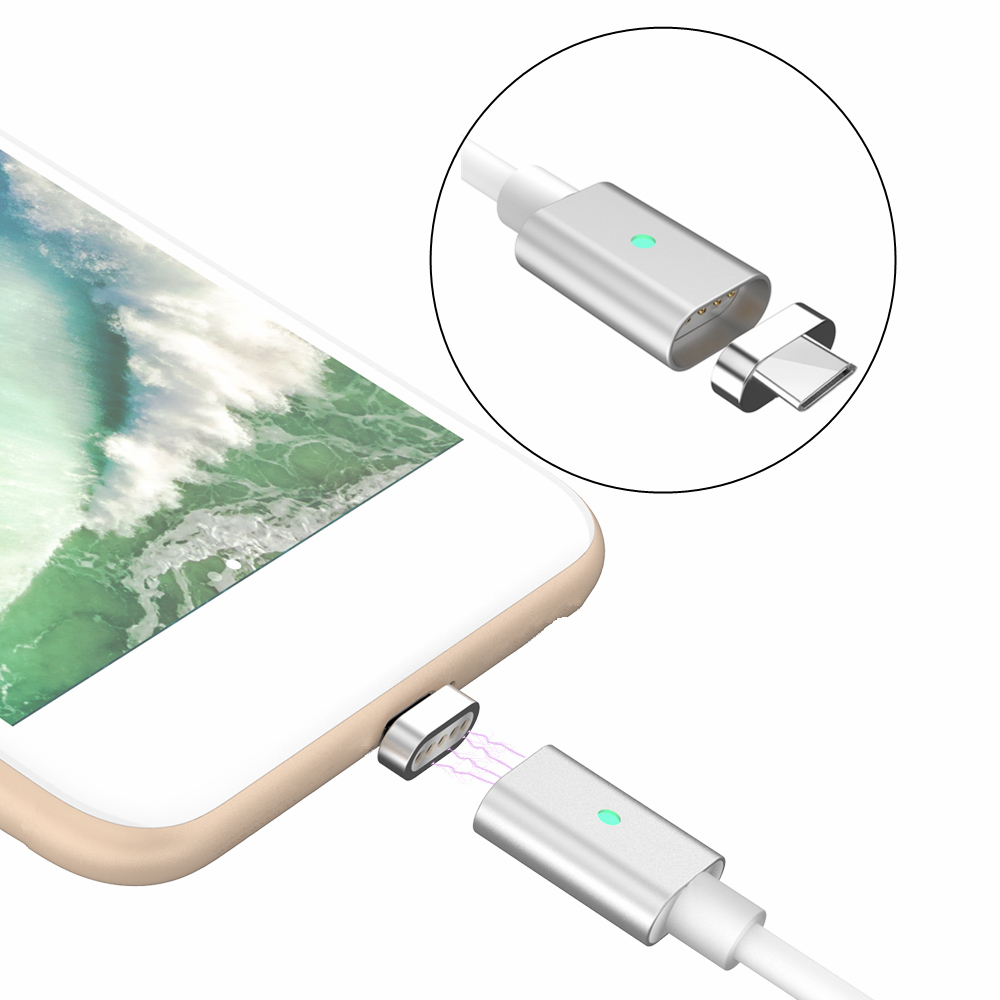 

FLOVEME Magnetic Reversible Type C USB Charging Cable 1.2m for Samsung Galaxy S8 Plus Xiaomi 6