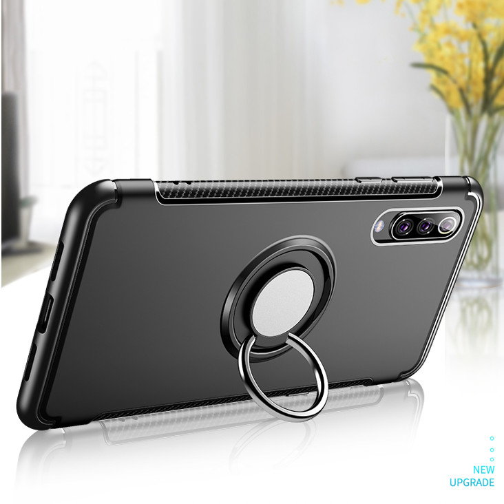 

Bakeey 360° Rotating Ring Holder Magnetic Adsorption Shockproof Protective Case for Xiaomi Mi9 / Mi 9 Transparent Editio