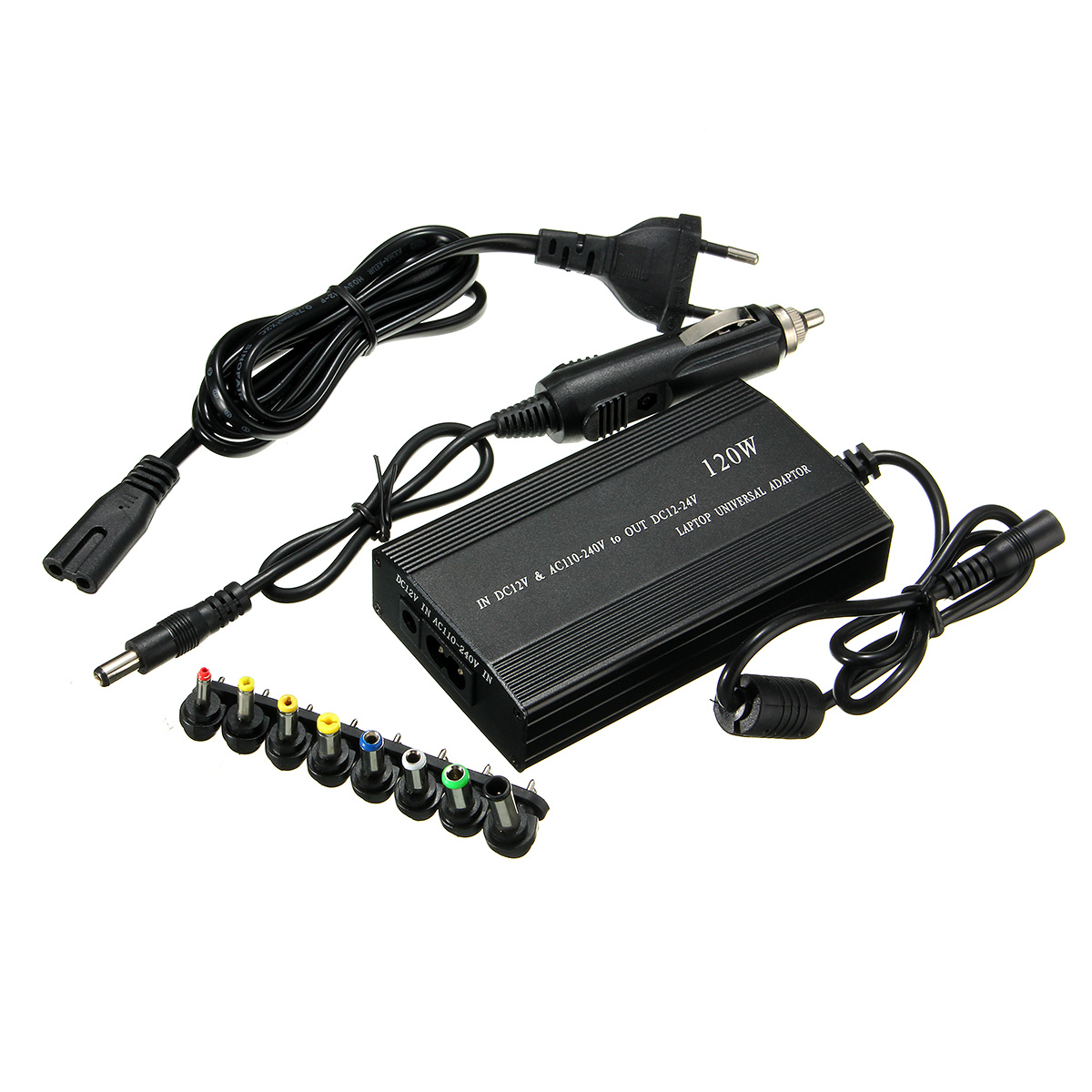 

120W Multi-used Universal Laptop Charger AC Adapter Power Supply EU Plug