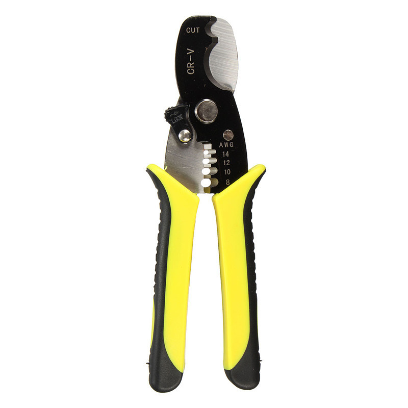 

BOSI Steel 7 Inch AWG 1.6-3.2 Wire Stripper Cable Cutter Combined Plier