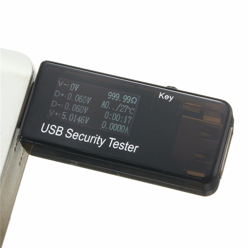 

3-30V 0-5.1A Multifunctional USB Tester Current Voltage Detector Meter Battery Tester