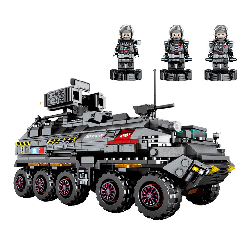 

SEMBO 107005 CN171 The Wandering Earth Series Medium-Sized Personnel Carrier Assembled Blocks Toys