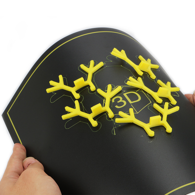 

235*235mm Reuse Flexible Magnetic Platform Sticker Build Surface Plate For Ender-3 3D Printer Heated Bed Hotbed