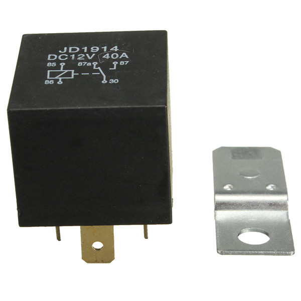 

4 Pin 40A 12V 40 Amp Relay Normally Open Contact For Auto Car Boat