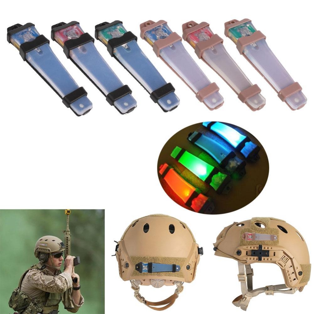 

Hunting Tactical FMA Helmet Safety Light LED Flashing for Airsoft Bike Sports Driving