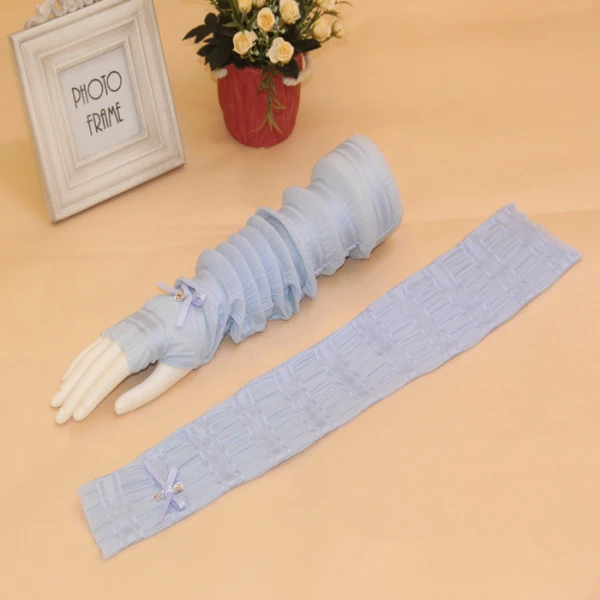 Women UV Sun Protection Driving Sleeves Gloves Summer Cycling Arm Sleeves Arm Cooling Gloves