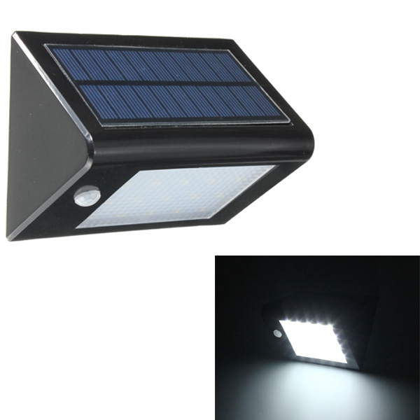 

16 LED Solar Panel Sensor Light Outdoor Waterproof IP65 Fence Wall Garden Lamp