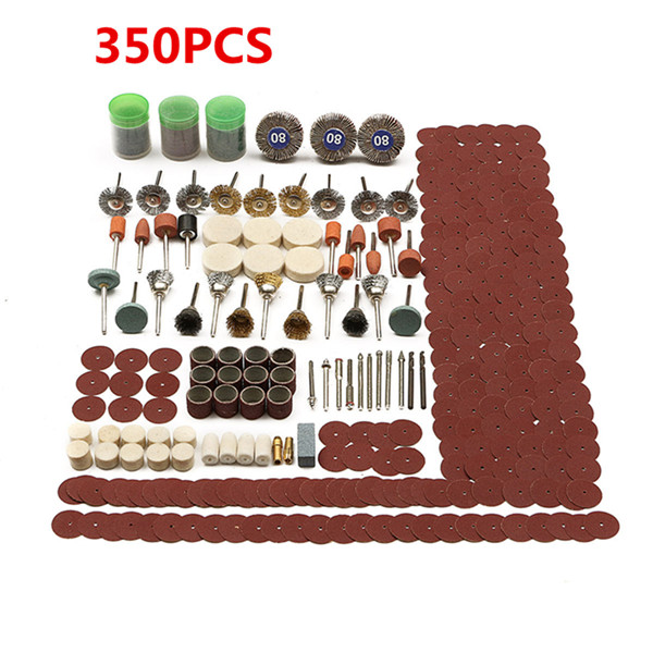 

350pcs Rotary Tool Accessories Set Grinding Sanding Polishing Kit
