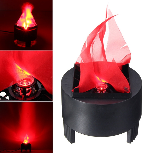 

Halloween 3W Prop LED Fake Flame Lamp Torch Flood Light Fire Pot Home Decor AC85-260V