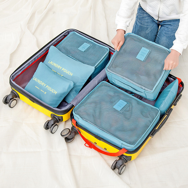 

Honana HN-TB8 6шт Водонепроницаемая дорожная сумка для хранения Организатор Кубик для одежды и багажа