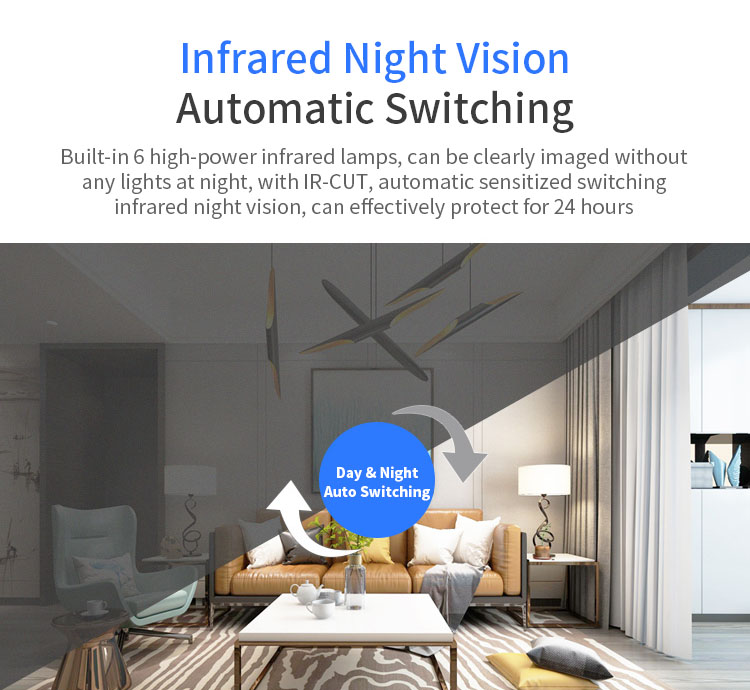Xiaovv Q8 HD 1080P 360° Panoramic IP Camera Onvif Support Infrared Night Vision AI Mo-tion Detection Machine Panoramic Camera from xiaomi youpin 12