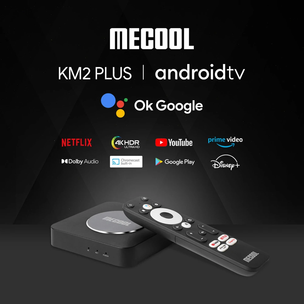 TV-Box MECOOL KM1 Plus je dodáván s certifikací Widevine L2