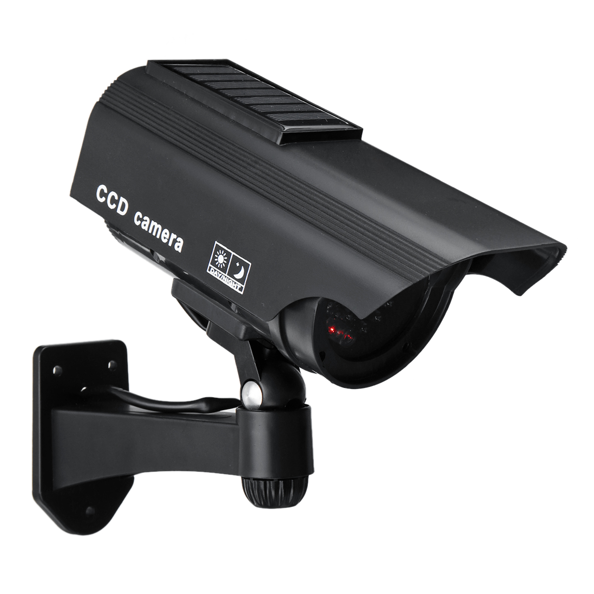 Solar Power Fake Camera CCTV Realistic Flashing IR Dummy Security Camera Blinking 17
